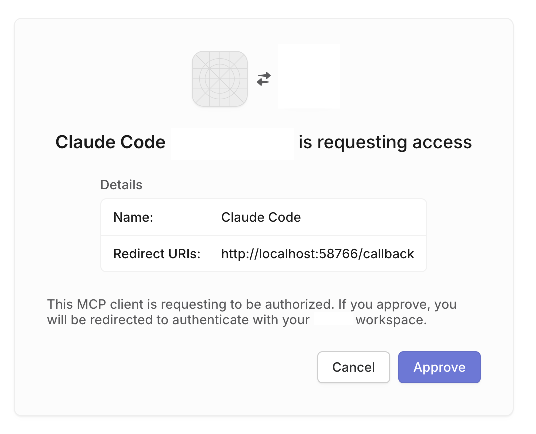 OAuth Authorisation Screen